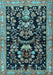 Animal Light Blue Traditional Rug, tr2532lblu