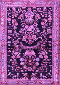 Animal Purple Traditional Rug, tr2532pur