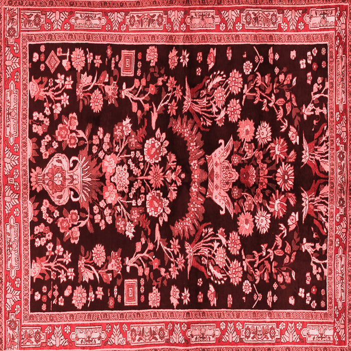 Animal Red Traditional Rug, tr2532red