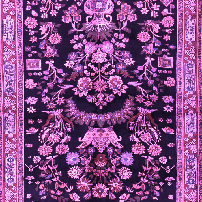 Machine Washable Animal Purple Traditional Area Rugs, wshtr2532pur