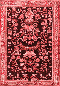 Animal Red Traditional Area Rugs