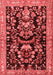 Animal Red Traditional Area Rugs