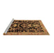 Sideview of Machine Washable Animal Brown Traditional Rug, wshtr2532brn