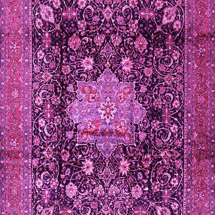 Medallion Pink Traditional Rug, tr2533pnk