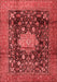 Medallion Red Traditional Area Rugs