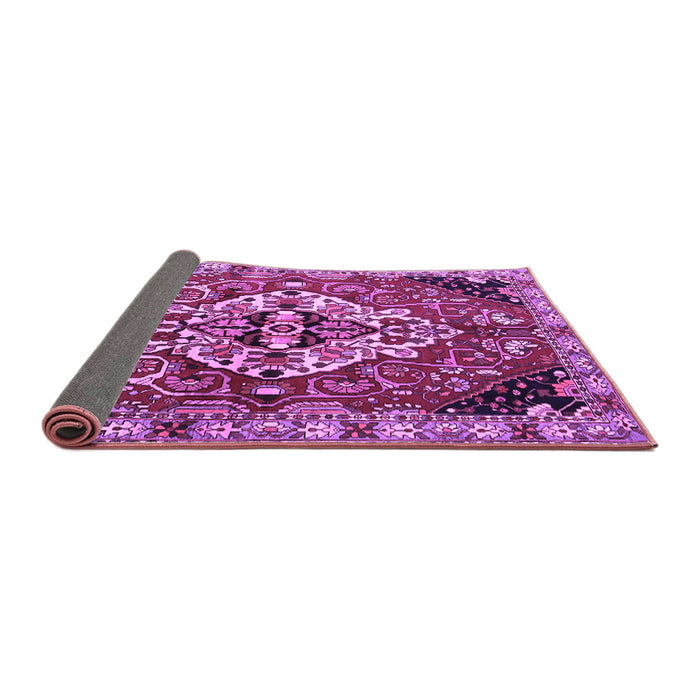 Sideview of Persian Purple Traditional Rug, tr2534pur