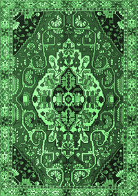 Persian Emerald Green Traditional Rug, tr2534emgrn