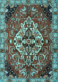 Persian Light Blue Traditional Rug, tr2534lblu