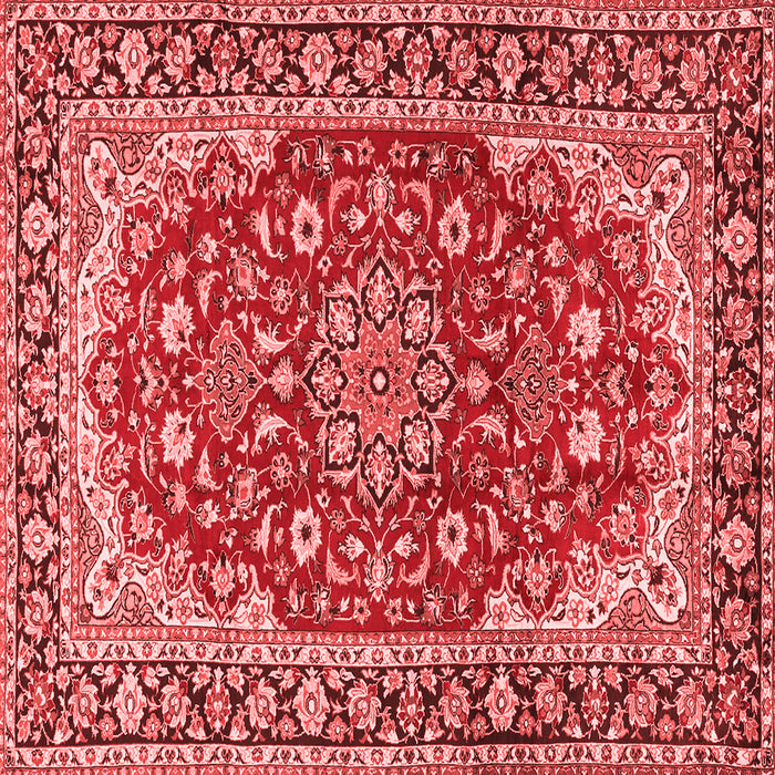 Medallion Red Traditional Rug, tr2535red