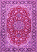 Medallion Pink Traditional Rug, tr2535pnk