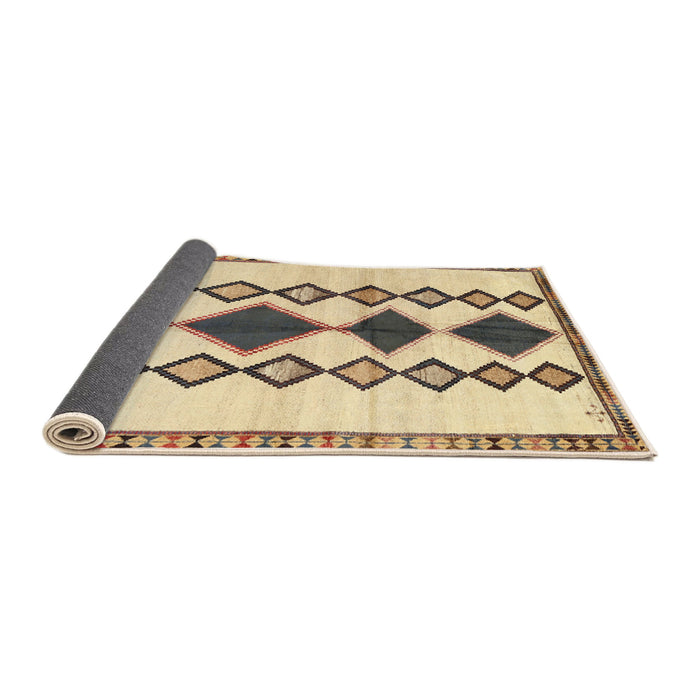 Sideview of Traditional Sienna Brown Southwestern Rug, tr2536