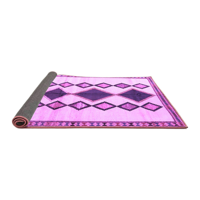 Sideview of Southwestern Purple Country Rug, tr2536pur
