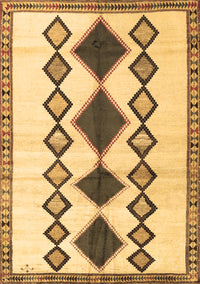 Southwestern Brown Country Rug, tr2536brn