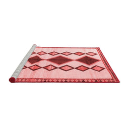 Country Red Washable Rugs