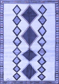 Southwestern Blue Country Rug, tr2536blu