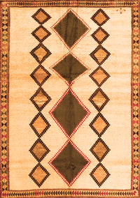 Southwestern Orange Country Rug, tr2536org