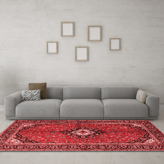 Traditional Red Washable Rugs