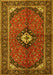 Machine Washable Persian Yellow Traditional Rug, wshtr2537yw