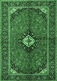 Persian Emerald Green Traditional Rug, tr2537emgrn