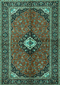 Persian Turquoise Traditional Rug, tr2537turq