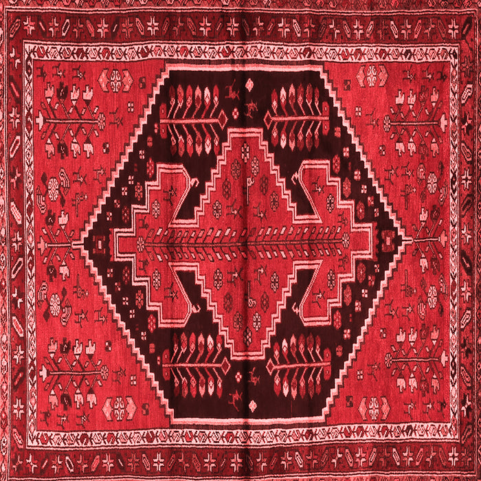Machine Washable Persian Red Traditional Rug, wshtr2538red