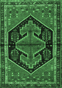 Persian Emerald Green Traditional Rug, tr2538emgrn