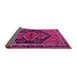 Sideview of Persian Pink Traditional Rug, tr2538pnk