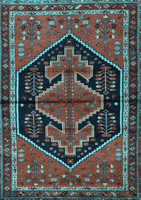 Persian Light Blue Traditional Rug, tr2538lblu