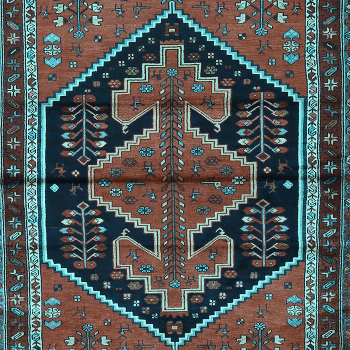 Persian Light Blue Traditional Rug, tr2538lblu