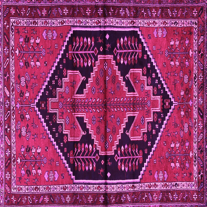 Square Persian Pink Traditional Rug, tr2538pnk
