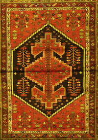 Persian Yellow Traditional Rug, tr2538yw