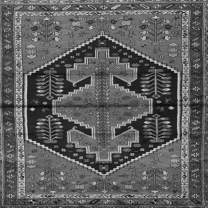 Serging Thickness of Persian Gray Traditional Rug, tr2538gry