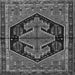 Serging Thickness of Persian Gray Traditional Rug, tr2538gry