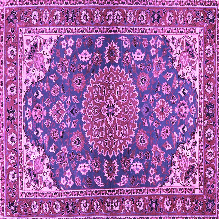Square Persian Purple Traditional Rug, tr2539pur