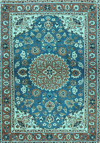 Persian Light Blue Traditional Rug, tr2539lblu