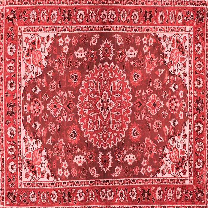 Machine Washable Persian Red Traditional Rug, wshtr2539red