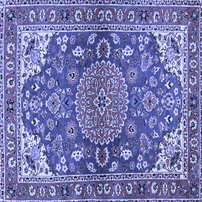 Square Persian Blue Traditional Rug, tr2539blu