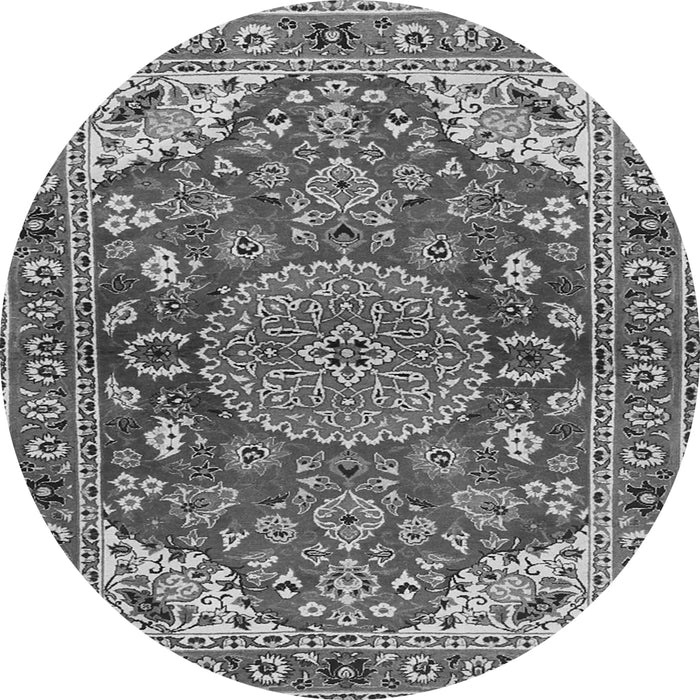 Square Persian Gray Traditional Rug, tr2539gry