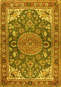 Persian Yellow Traditional Rug, tr2539yw