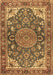 Machine Washable Persian Brown Traditional Rug, wshtr2539brn