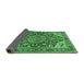 Sideview of Persian Emerald Green Traditional Rug, tr2539emgrn