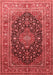 Medallion Red Traditional Area Rugs