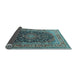 Sideview of Medallion Light Blue Traditional Rug, tr253lblu