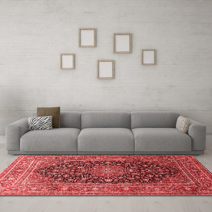 Traditional Red Washable Rugs