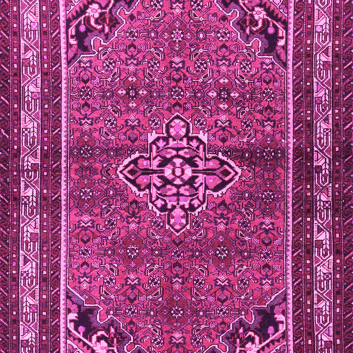 Machine Washable Persian Pink Traditional Rug, wshtr2540pnk