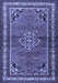 Machine Washable Persian Blue Traditional Rug, wshtr2540blu