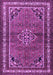 Machine Washable Persian Purple Traditional Area Rugs, wshtr2540pur