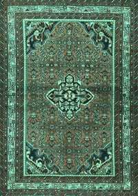 Persian Turquoise Traditional Rug, tr2540turq