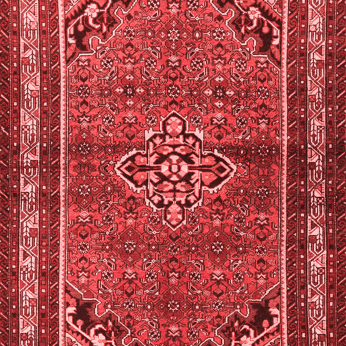 Machine Washable Persian Red Traditional Rug, wshtr2540red