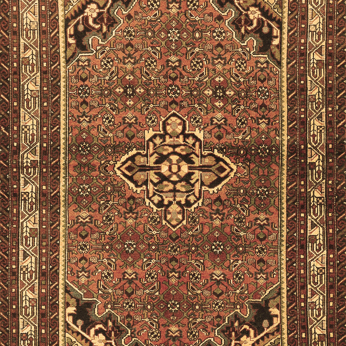 Machine Washable Persian Brown Traditional Rug, wshtr2540brn